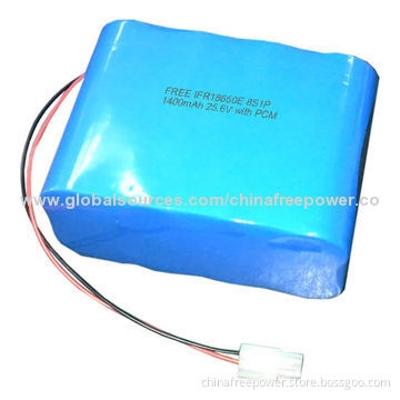 18650E 8S1P 1400mAh Lithium Iron Phosphate Battery Pack, Safety and Long Life